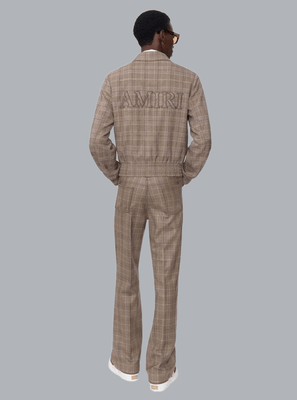 AMIRI CHECK BLOUSON BOMBER JACKET