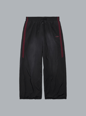 REVERSIBLE TECHNO COTTON POPLIN TRACK PANTS