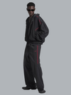 REVERSIBLE TECHNO COTTON POPLIN TRACK PANTS