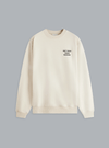 SLOGAN PRINT SWEATER LIGHT BEIGE