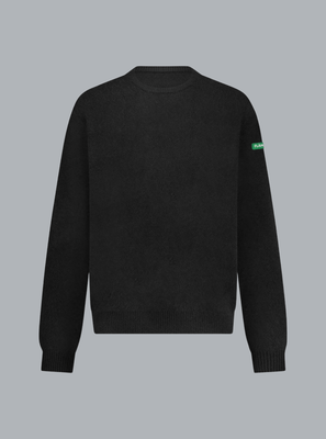 BADGE LOGO CREWNECK BLACK