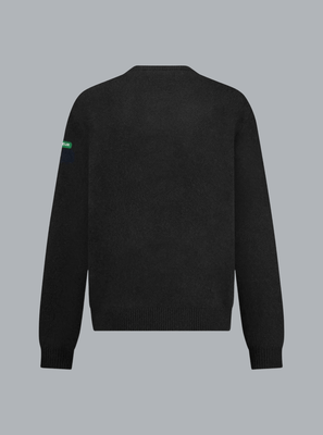 BADGE LOGO CREWNECK BLACK