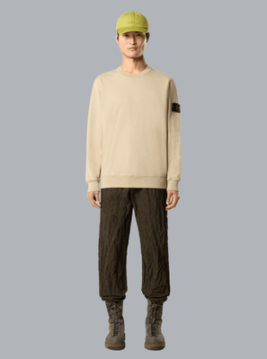 ORGANIC COTTON FLEECE SWEATSHIRT DESERT