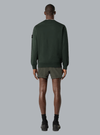 ORGANIC COTTON FLEECE SWEATSHIRT DARK GREEN