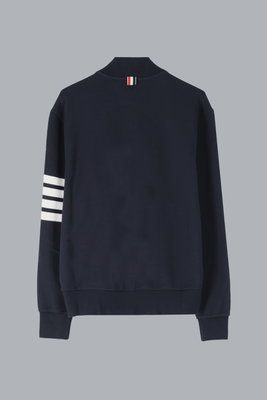 4 BAR CLASSIC LOOPBACK BOMBER ZIP THROUGH