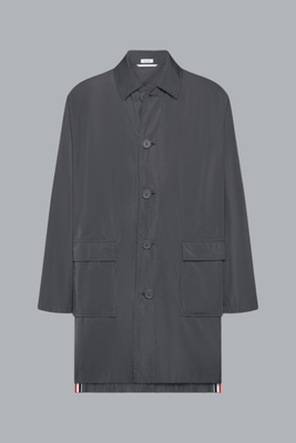 LIGHT MEMORY TECH PACKABLE LOGO PRINT CAR COAT