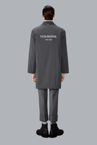 LIGHT MEMORY TECH PACKABLE LOGO PRINT CAR COAT