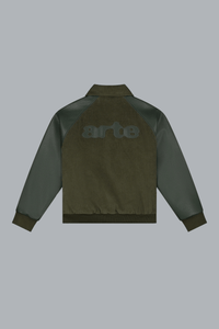 ARTE ANTWERP VARSITY JACKET GREEN