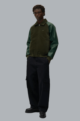 ARTE ANTWERP VARSITY JACKET GREEN