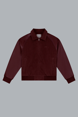 ARTE ANTWERP VARSITY JACKET BURGUNDY