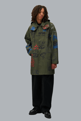 ART SAVES PARKA ARMY GREEN