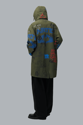ART SAVES PARKA ARMY GREEN