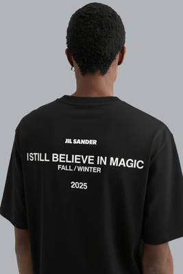 SEASONAL PRINT T-SHIRT BLACK