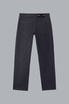 INDIGO DENIM RAW LOOSE JEANS