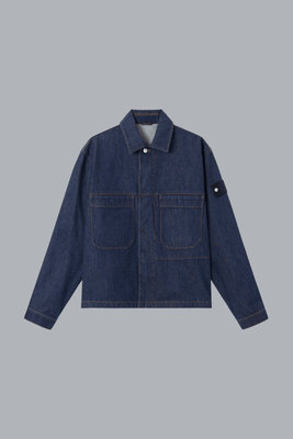 INDIGO RINSED DENIM JACKET BLUE