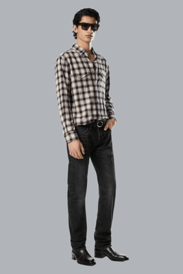FLUID CHECK SLIM FIT WESTERN SHIRT