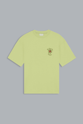 T-Shirt Slogan Rose Olive Green