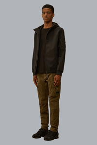 SHELL-R HOODED LENS JACKET BLACK