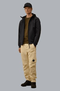 SHELL-R HOODED LENS JACKET NAVY