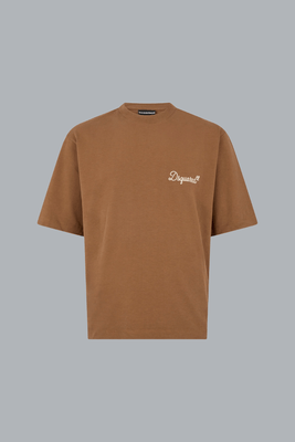 Loose Fit T-shirt Brown