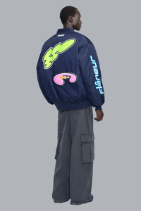 Flâneur Music Oversized Bomber NAVY