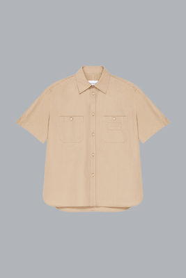 SHORT SLEEVES SHIRT beige