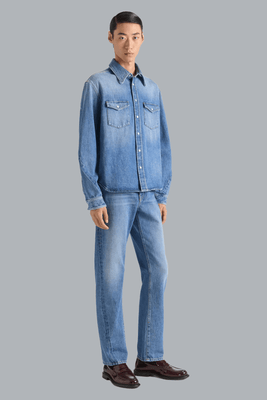 DENIM CLASSIC SHIRT BLUE