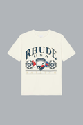 USA SAILING ICON TEE VINTAGE WHITE/ BLACK