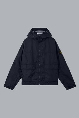 MEMBRANA 3L TC SHORT PARKA NAVY BLUE