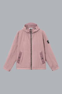 GARMENT DYED CRINKLE REPS NY JACKET PURPLE GRAY