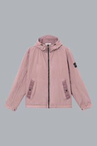 GARMENT DYED CRINKLE REPS NY JACKET PURPLE GRAY