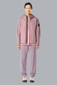 GARMENT DYED CRINKLE REPS NY JACKET PURPLE GRAY