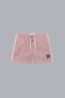 NYLON METAL IN ECONYL REGENERATED NYLON SWIM SHORTS OLEANDER