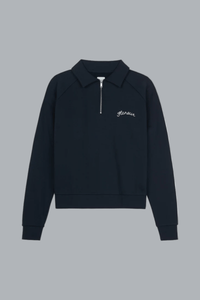 Signature Raglan Half Zip NAVY