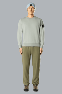 ORGANIC COTTON FLEECE SWEATSHIRT SAGE
