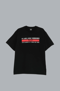 WARNING HIGH RISK T-SHIRT BLACK
