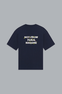 VINE EMBROIDERED SLOGAN T-SHIRT