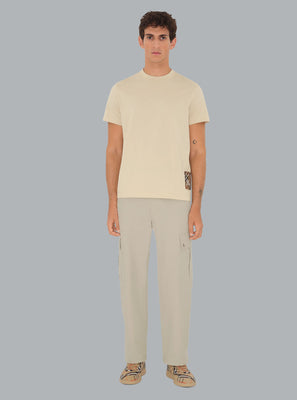 Logo Label T-Shirt Light Beige