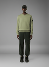 ORGANIC COTTON FLEECE SWEATSHIRT SAGE