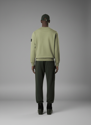 ORGANIC COTTON FLEECE SWEATSHIRT SAGE