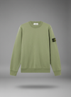 ORGANIC COTTON FLEECE SWEATSHIRT SAGE