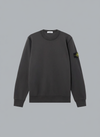 ORGANIC COTTON FLEECE SWEATSHIRT LEAD GREY