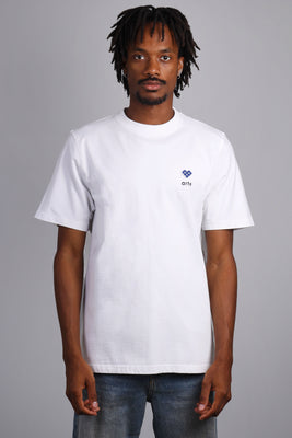 Tommy Heart Patch White