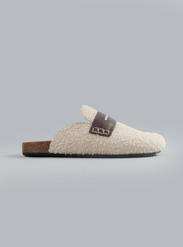 FELT LOAFER CLOGS