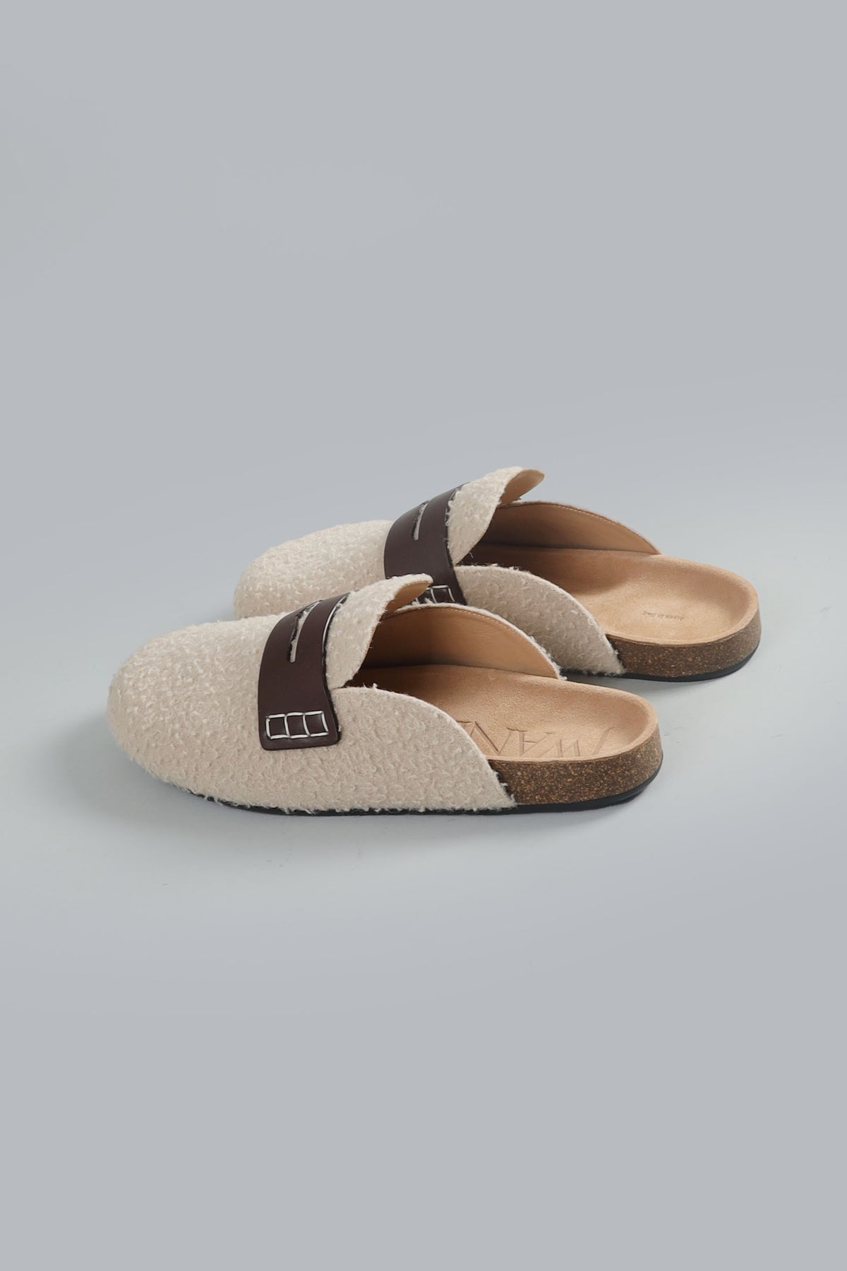 FELT LOAFER CLOGS