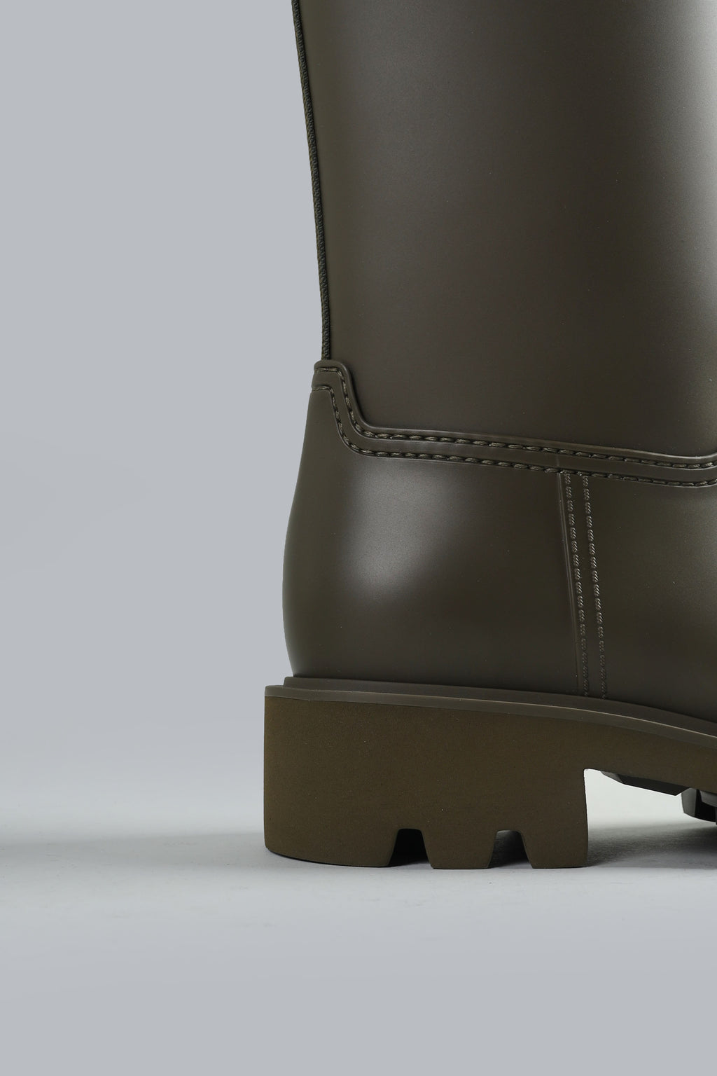 MONCLER KICKSTREAM HIGH RAIN BOOTS Army Green WOMEN SHOES