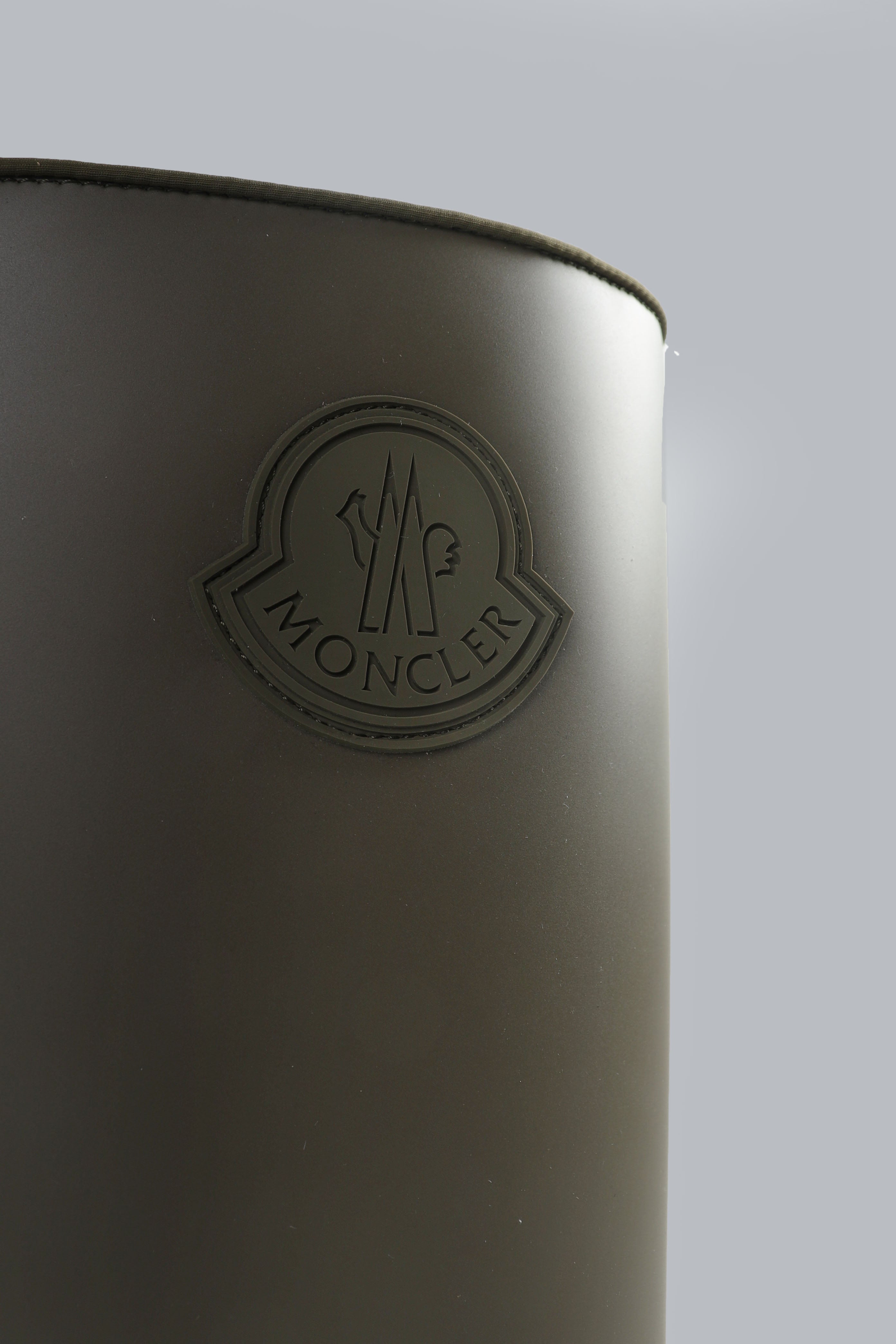 MONCLER KICKSTREAM HIGH RAIN BOOTS Army Green WOMEN SHOES