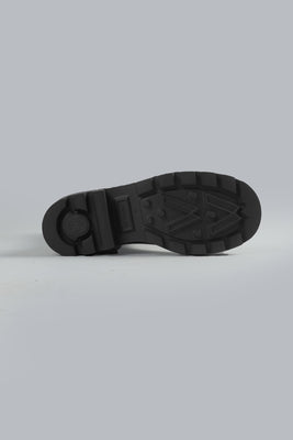 MONCLER KICKSTREAM HIGH RAIN BOOTS Black WOMEN SHOES