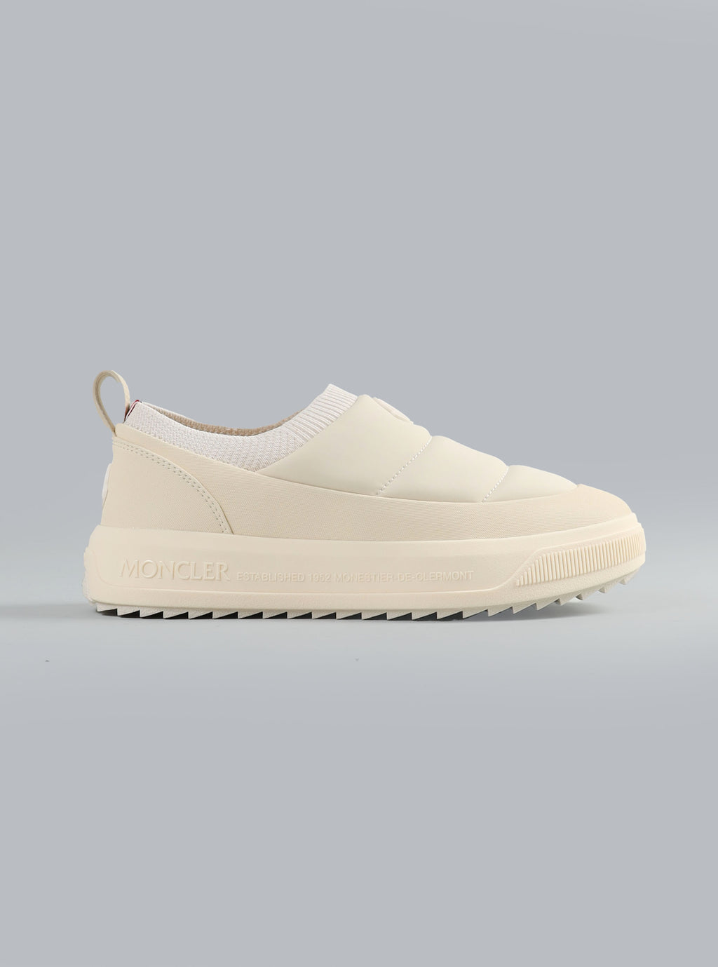 MONCLER MONPULSE SLIP ON SNEAKERS White WOMEN SHOES
