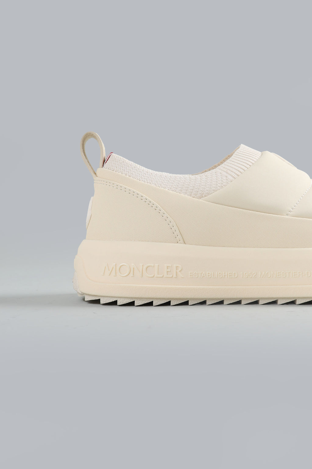 MONCLER MONPULSE SLIP ON SNEAKERS White WOMEN SHOES